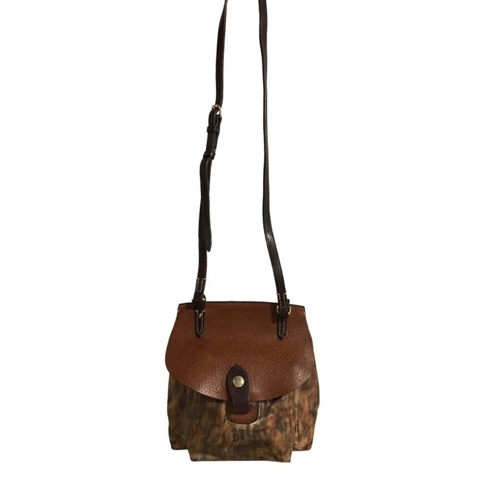 Dooney bourke Brown canvas Crossbody Bag